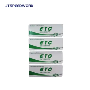 JT-306-3 RFID Stickers For Vehicle Tagging Uhf Sticker Car Label Price Tag Chip Programmable Reader In Roll Passive RFID Tag