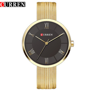 นาฬิกาข้อมือผู้หญิงรุ่น Hot for Curren 9020 ดีไซน์ใหม่ สไตล์มินิมอล สายสแตนเลสสตีล เครื่องญี่ปุ่น ควอตซ์ กระจกอัลลอยด์ - Product Image 3