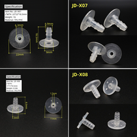 Tubes en plastique personnalisés, produits gonflables, valve à angle droit en TPU, buse de valve, buse d'air pour tuyau gonflable