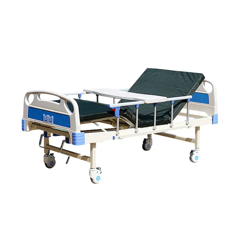 Cama de hospital personalizada para pacientes, equipamento médico ajustável manual para hospitalização, cama de hospital para pacientes com ICU