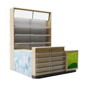 מדפי תצוגה דו צדדית מותאמת אישית מדפי מדף תצוגה בסופרמרקט חנות מכולת סופרמרקט מדף גונדולה - Product Image 5