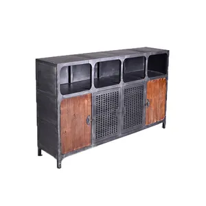 Religion industrial furniture cast iron storage cabinet