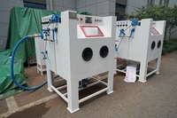 Machine de sablage automatique professionnelle à plateau tournant pour l'élimination de la rouille et de la corrosion