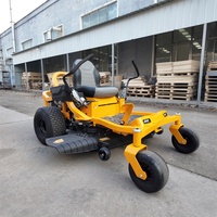 Tondeuse autoportée LOGWAY à moteur essence Loncin entièrement personnalisable pour entreprises de terrassement