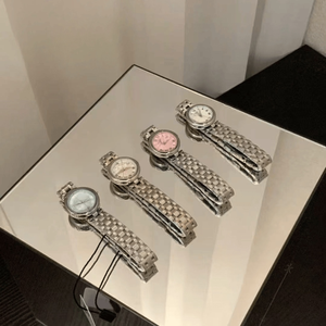 Elegante Orologio al Quarzo da <span class=keywords><strong>Donna</strong></span> con Cinturino in <span class=keywords><strong>Acciaio</strong></span> Inossidabile Lucido e Numeri Romani Chiari per Ufficio e Casual Longinesing - Product Image 5
