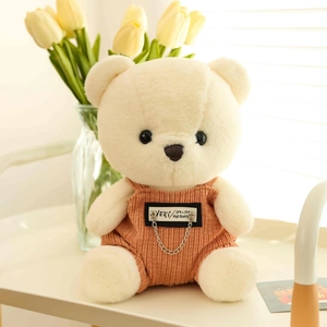 2023 gros Logo personnalisé mignon dessin animé peluche ours en peluche couple ours en peluche <span class=keywords><strong>animaux</strong></span> jouets cadeaux pour la saint-valentin - Product Image 3
