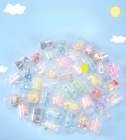 Mixte 47 mm Jouets Écologique Pas Cher Petite Capsule En Plastique Jouets Surprise Oeuf Capsule Boîte À Oeufs Jouet pour Distributeur Automatique