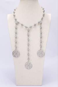 Precio de fábrica de joyería Rosario <span class=keywords><strong>collar</strong></span> Jesucristo Cruz colgante cristal collares moda multicolor joyería Rosario - Product Image 2