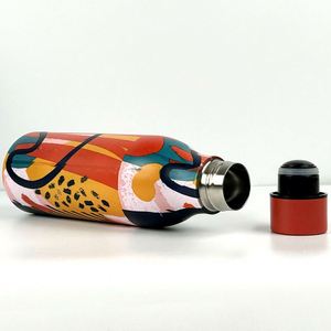 20oz Car Water Cup Wide Mouth Flask Straight Water Bottle Insulated <b>Double</b> <b>Wall</b> Stainless Printable LOGO 600ml - Product Image 3