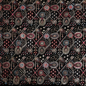 Luxurious Sequined Embroidered Velvet Fabric Ideal for Glamorous Dresses Elegant Evening Wear and Trendy Party Attire - Product Image 1
