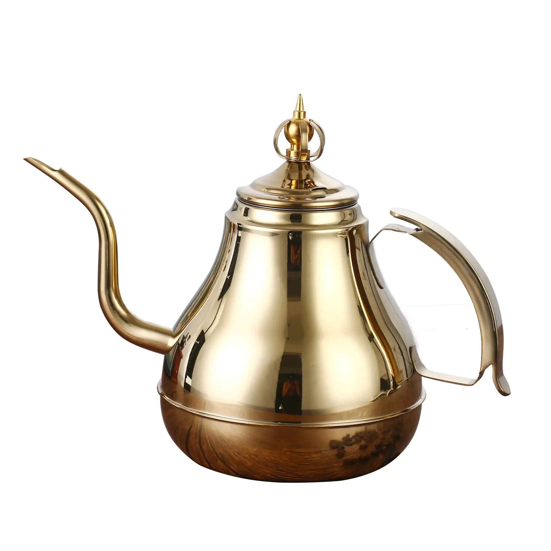 Théière en acier inoxydable avec poignée, Pot de fleur de thé de grande capacité de bonne qualité, nouveau Design