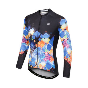 Maillot de cyclisme personnalisé vierge pour sublimation, entièrement personnalisable avec col, tissu et impression de logo, pour coopération entre marques sportives - Product Image 1