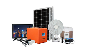 เครื่องกำเนิดไฟฟ้าพลังงานแสงอาทิตย์แบบพกพาขนาดกะทัดรัด 450W 25.6V พร้อมแบตเตอรี่ลิเธียมและแผงโซลาร์เซลล์ สำหรับใช้ในบ้านและไฟส่องสว่างกลางแจ้ง - Product Image 5