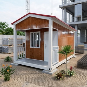 บ้านสำเร็จรูปโครงเหล็กพร้อมหลังคาทรงลาดเอียง ใช้เป็นสำนักงานชั่วคราวหรือหอพักสำหรับคนงานก่อสร้าง - Product Image 2