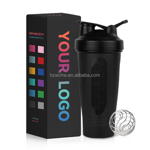 BPA libera 400ml/600ml di <span class=keywords><strong>plastica</strong></span> da palestra per Shaker bottiglia <span class=keywords><strong>brocca</strong></span> d'<span class=keywords><strong>acqua</strong></span> per bevande frullati uso personale - Product Image 1