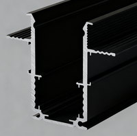 Nouveau design, rail lumineux magnétique en aluminium pour intérieur, spot LED encastré en surface, 2700K blanc chaud, Ra90, durée de vie de 50 000 heures