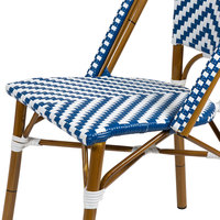 Chaises de table de jardin en rotin pour salle à manger en plein air Style bistrot français moderne non pliable pour salon hôtel hôpital utilisation