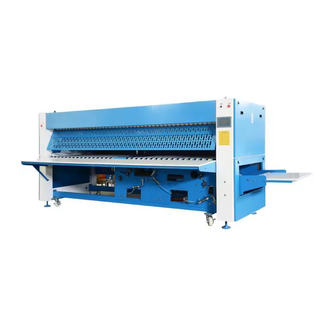 Automatic Stainless Steel Laundry Bed Sheet and Shirt Folding Machine with Steam Heat Washing and Ironing Robot