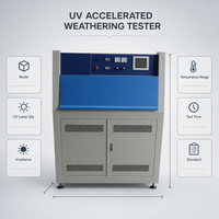 Cámara de Envejecimiento UV con Control de Lámparas Delanteras y Traseras para Pruebas ASTM G154 ISO 4892-3