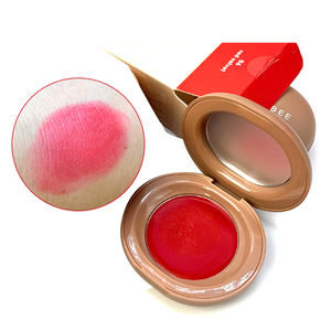 Haute coréenne chimique lèvre joue teinte baume multi-usage finition rosée voyage crème pour les lèvres huile hydratante marque privée beauté boîte à fleurs - Product Image 4