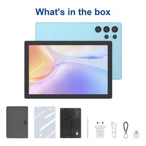 High-Performance with Gaming and Leather Case 10.1 Inch 8GB RAM 1TGB Storage 13MP+16MP Daul Camera Android 15 <b>Tablet</b> Blue - Product Image 2