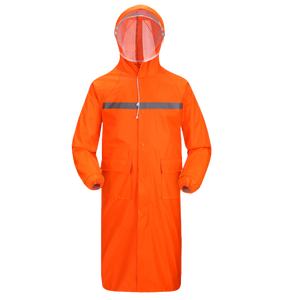 Veste parka longue à capuche avec cordon de serrage pour la pluie et la randonnée – Catégorie de produit : Chaussures de randonnée - Product Image 1
