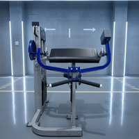 Kpeakfit directement en usine, équipement de gymnastique à usage intensif, machine unisexe pour l'entraînement des bras, biceps à broches sélectives pour l'exercice.