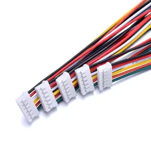 JST 2.0 PH 2.0 2/3/4/5/6/7/8/9/10-Pin Connector Plug With Wires Cables 26AWG With Jacket