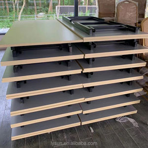 <span class=keywords><strong>Mesa</strong></span> Plegable Moderna para Exteriores, Entrenamiento, Estudio, Tareas, Patas Ajustables de Metal, Diseño Simple - Product Image 5