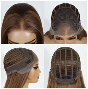 Promotion <span class=keywords><strong>Perruque</strong></span> Sans Colle Lace <span class=keywords><strong>Frontale</strong></span> Synthétique 13x4 HD en Fibre Synthétique de Haute Qualité Résistante à la Chaleur - Product Image 4