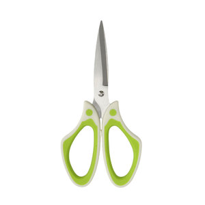 Stainless Steel <b>Kitchen</b> <b>Scissors</b> 80mm Blade Light Green Handle Home Use - Product Image 2