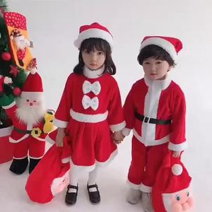 <span class=keywords><strong>Costume</strong></span> da <span class=keywords><strong>Babbo</strong></span> <span class=keywords><strong>Natale</strong></span> per Bambini e Bambine con Cappello, Morbido Abbigliamento Natalizio per Famiglia, Outfit per Giochi <span class=keywords><strong>di</strong></span> Ruolo, Regali <span class=keywords><strong>di</strong></span> <span class=keywords><strong>Natale</strong></span>, Performance sul Palco - Product Image 3