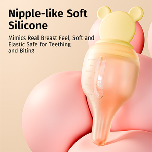 Seringue d'Injection Orale pour Bébé Nouveau-né FOPPEN 0-12 Mois Sans BPA Débit Moyen Anti-Étouffement pour Médicaments Liquides - Product Image 2