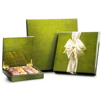 Boîte à 30 couples pour piano, accessoire de luxe, arabe, pour ramadan, couleurs vertes et riches