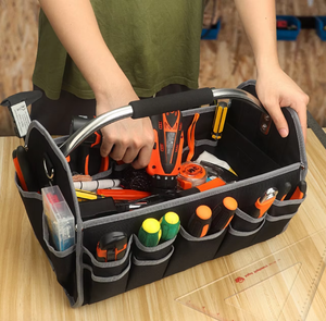 Organizador Multiusos Profesional Personalizado para Artesanos, Material Oxford Impermeable con Asa y Base Rígida para <span class=keywords><strong>Herramientas</strong></span> <span class=keywords><strong>de</strong></span> <span class=keywords><strong>Fontaneros</strong></span> - Product Image 2