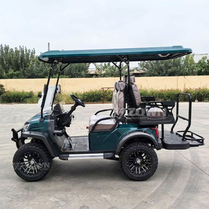 Voiturette de golf de haute qualité à plusieurs places avec une grande hauteur au sol pour les excursions en extérieur et en station balnéaire - Product Image 2