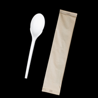 Lot de 140 couverts jetables en plastique pour fruits, cuillères, fourchettes, couteaux à découper et cuillères
