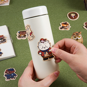 Paquete de pegatinas de la serie Magician Apprentice Formas troqueladas con respaldo autoadhesivo Fácil de pelar y pegar para botellas de agua - Product Image 4