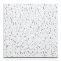 Panneaux de plafond en plâtre imperméables modernes, revêtement vinyle PVC, finition résistante à l'humidité pour systèmes de plafonds suspendus