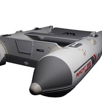 Bateau pneumatique double coque AQUA MARINA AIRCAT BT-AC285 285*160cm en PVC, pour la navigation, les excursions et les eaux offshore, capacité 4 personnes, 3.7kW