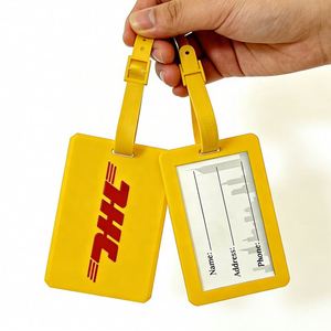 Trending Products 2026 New Arrivals Wholesale Soft Travel Bag PVC Rubber Labels Personalized Custom Business <b>Gifts</b> - Product Image 1