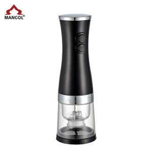 Two-in-One Plastic Battery Powered Electric Salt and Pepper Grinder with Separate Adjustable <strong>Mills</strong> - Product Image 1