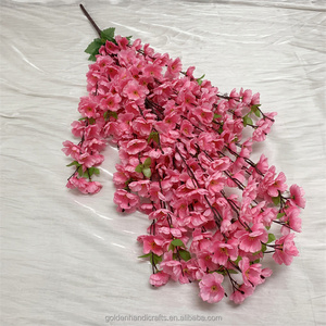 Ramo de Flores de Durazno con 36 Tallos, Flores Artificiales de Seda, Flores de Cerezo Artificiales para Decoración de Bodas - Product Image 5