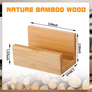 Support <span class=keywords><strong>de</strong></span> présentation personnalisé en MDF pour cartes <span class=keywords><strong>de</strong></span> visite et serviettes <span class=keywords><strong>de</strong></span> <span class=keywords><strong>table</strong></span>, idéal pour le bureau, les restaurants et les salons professionnels - Product Image 2