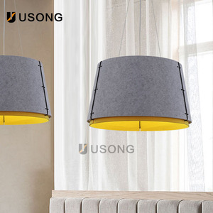 Modern Hanging-type <strong>Light</strong> <strong>Diffuser</strong> for LED Polymer Fiber Acoustic Indoor Lighting in Offices - Product Image 4