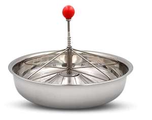 Nampan pemberi makan babi, bentuk bulat 25/29/36cm baki pemberi makan babi besi anti karat - Product Image 2