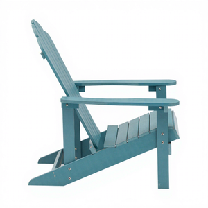 Chaises de jardin, <span class=keywords><strong>fauteuil</strong></span> imperméable avec coussin, chaise <span class=keywords><strong>Adirondack</strong></span> <span class=keywords><strong>en</strong></span> plastique imitation <span class=keywords><strong>bois</strong></span> - Product Image 5