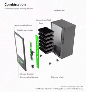 혁신적인 콤보 자판기, 다양한 결제 방식과 다양한 제품을 수용할 수 있는 높은 저장 용량 제공 - Product Image 2