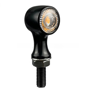 8mm E24 마크 미니 보조 황색 경고등 윙커 점멸 미니 표시등 DC 12V 오토바이 LED 방향 지시등 - Product Image 4