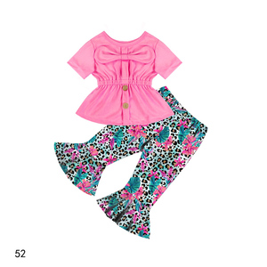 Conjuntos de Ropa para Niñas, Conjuntos de 2 Piezas Personalizados para Niñas Pequeñas, Conjuntos de Ropa de Boutique para Niñas, Conjuntos de Ropa de Verano para Bebés - Product Image 1